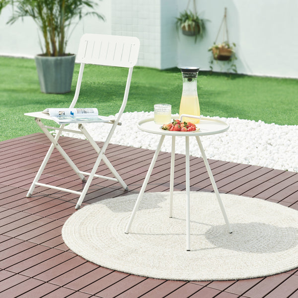 Outdoor-Beistelltisch Fosen 55 x Ø 42 cm [en.casa]