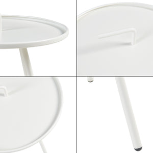 Outdoor-Beistelltisch Fosen 55 x Ø 42 cm [en.casa]