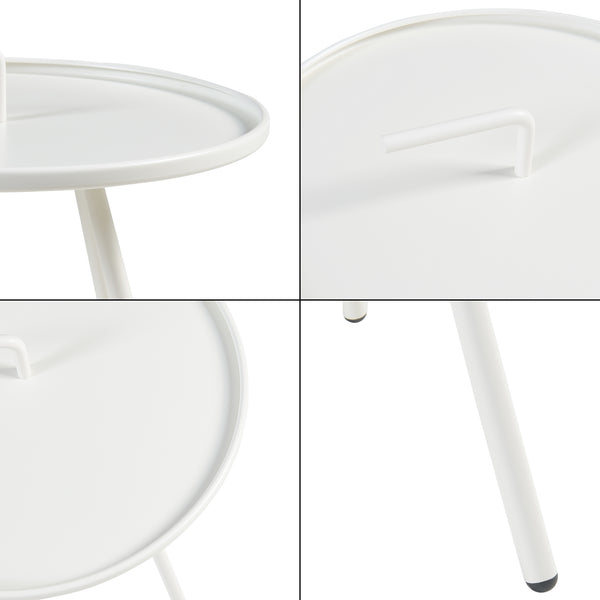 Outdoor-Beistelltisch Fosen 55 x Ø 42 cm [en.casa]