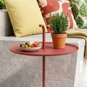 Outdoor-Metalltisch Calimera 57 x Ø38 cm [casa.pro]