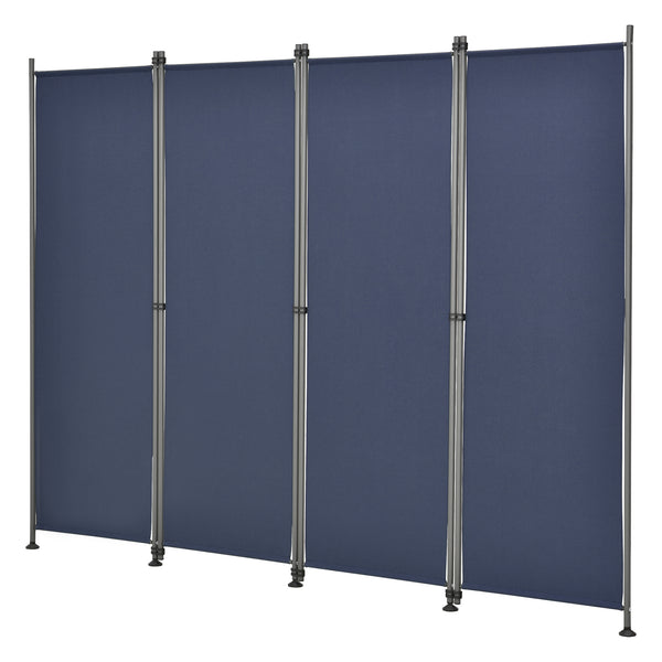 Trennwand Modica Outdoor 170x215 cm  vierteilig in versch. Farben pro.tec