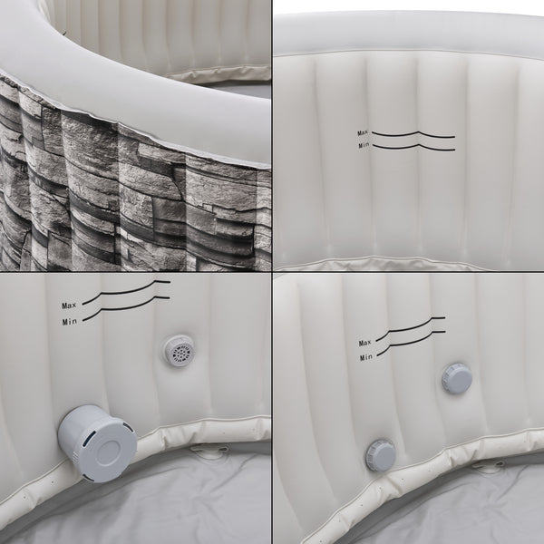 Aufblasbarer Whirlpool Carosino [pro.tec]