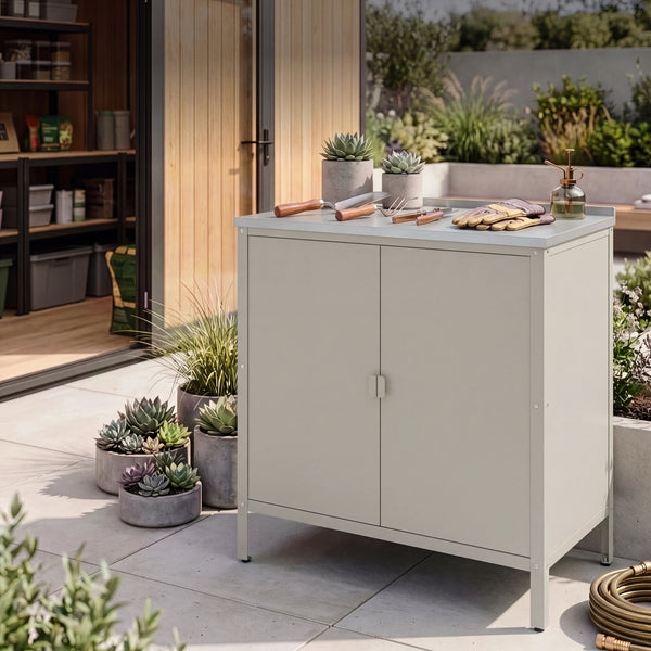 Outdoor Schrank Bolognano 92x80x50 cm [casa.pro]