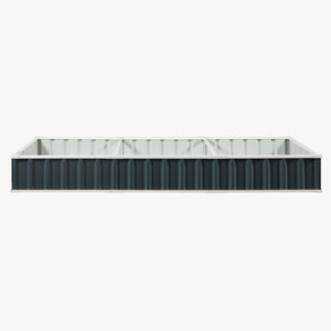 Hochbeet Albrandswaard 258x90x30 cm Anthrazit [en.casa]