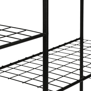 Pflanzregal Alkmaar Metall Schwarz in versch. Größen [en.casa]
