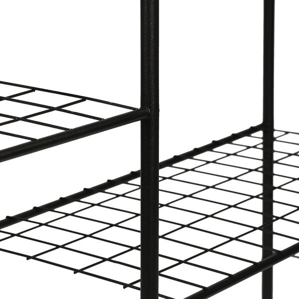 Pflanzregal Alkmaar Metall Schwarz in versch. Größen [en.casa]
