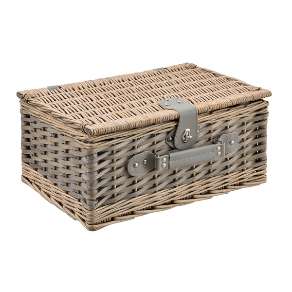 Picknickkorb mit Besteck-Set für 2/4 Personen in versch. Farben casa.pro