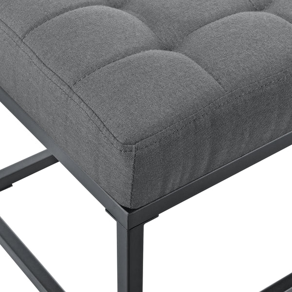 Polsterbank Salta Metall 120x40x38 cm in versch. Farben [pro.tec]