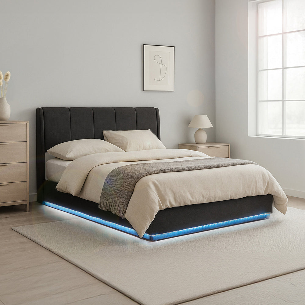 LED Polsterbett Tröstiar [en.casa]