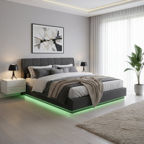 LED Polsterbett Tröstiar [en.casa]
