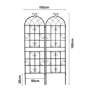 Rankgitter Barrea 2er Set [casa.pro]