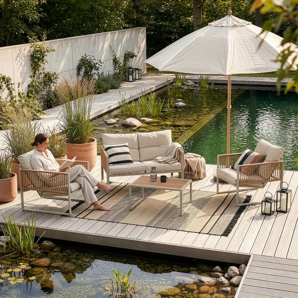 Loungeset Karg 4-tlg. [casa.pro]