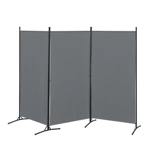 Raumteiler Teruel 3-teilig 260x176 cm versch Farben en.casa