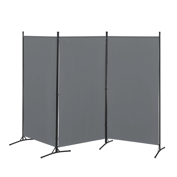 Raumteiler Teruel 3-teilig 260x176 cm versch Farben en.casa