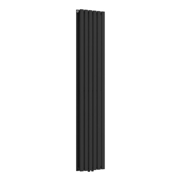 Design Röhrenheizkörper Nore Schwarz 160x36cm Doppellagig 1198W [neu.haus]