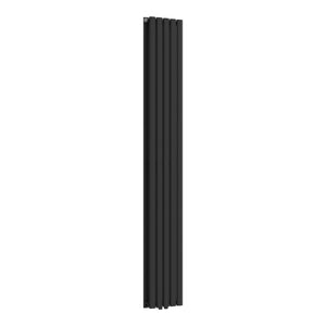 Design Röhrenheizkörper Nore Schwarz 180x30cm Doppellagig 1122W [neu.haus]
