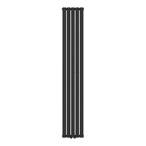 Design Röhrenheizkörper Nore Schwarz 180x30cm Doppellagig 1122W [neu.haus]