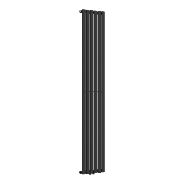 Design Röhrenheizkörper Nore Schwarz 180x36cm Einlagig 707W [neu.haus]