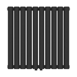 Design Röhrenheizkörper Nore Schwarz 60x60cm Doppellagig 800W [neu.haus]