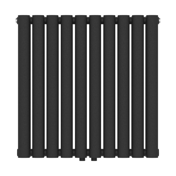 Design Röhrenheizkörper Nore Schwarz 60x60cm Doppellagig 800W [neu.haus]