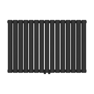 Design Röhrenheizkörper Nore Schwarz 60x90cm Doppellagig 1180W [neu.haus]