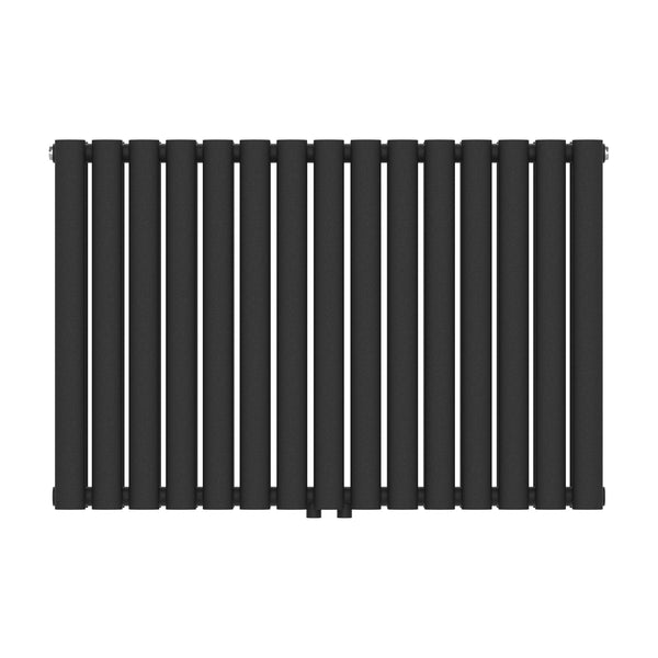 Design Röhrenheizkörper Nore Schwarz 60x90cm Doppellagig 1180W [neu.haus]