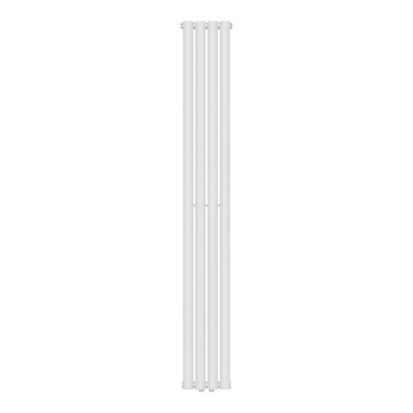 Design Röhrenheizkörper Nore Weiß 180x24cm Einlagig 484W [neu.haus]