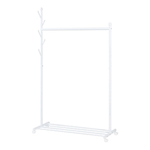Rollbarer Garderobenständer Snåsa 170x105x43 cm [en.casa]