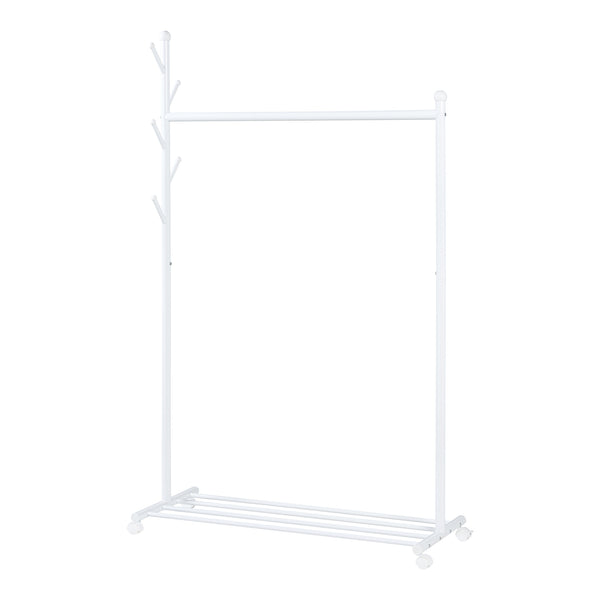 Rollbarer Garderobenständer Snåsa 170x105x43 cm [en.casa]