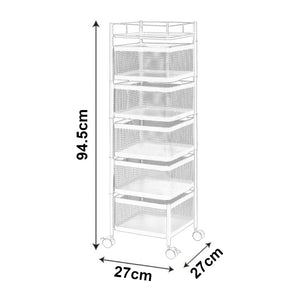 Rollwagen Sunndal in versch. Farben und Ausführungen [en.casa]