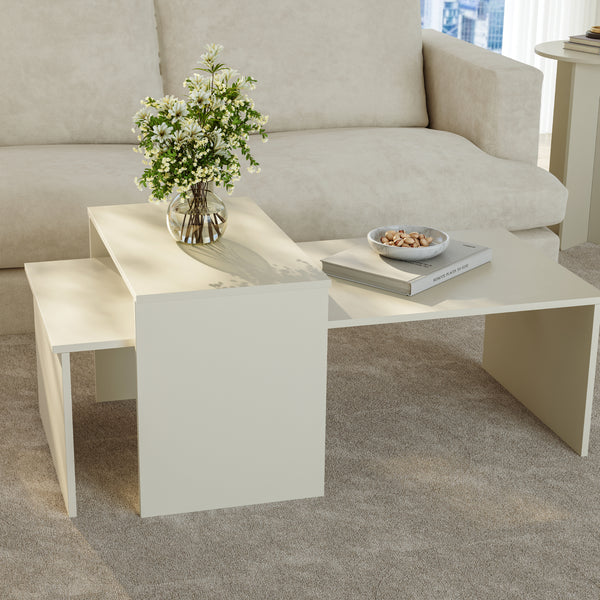 Satztisch 2er Set Sotapim [en.casa]