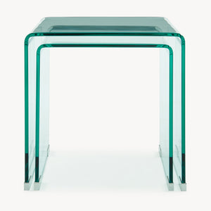 Satztisch Kariengem 2-tlg. Glas [en.casa]