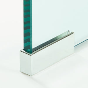 Satztisch Kariengem 2-tlg. Glas [en.casa]