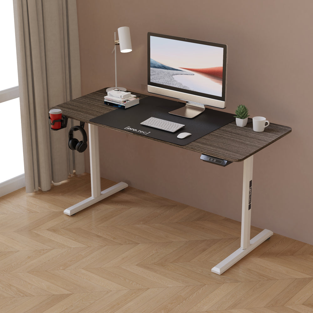 Höhenverstellbarer Tisch Hayward 140x60 cm in versch. Farben [pro.tec] - premiumXL