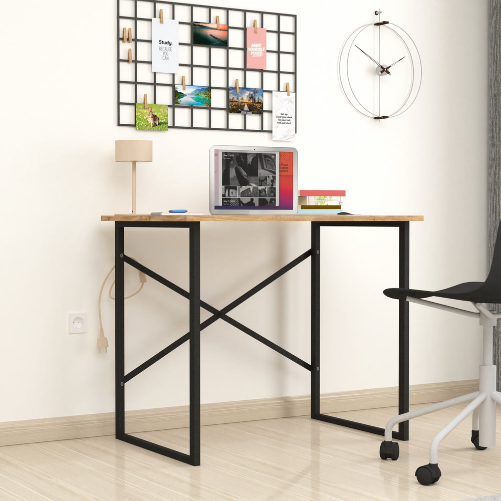 Schreibtisch Tjeldsund 74x90x60 cm in versch. Farben [en.casa] - premiumXL