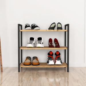 Schuhregal Sømna 70x66x36cm in versch. Farben [en.casa]