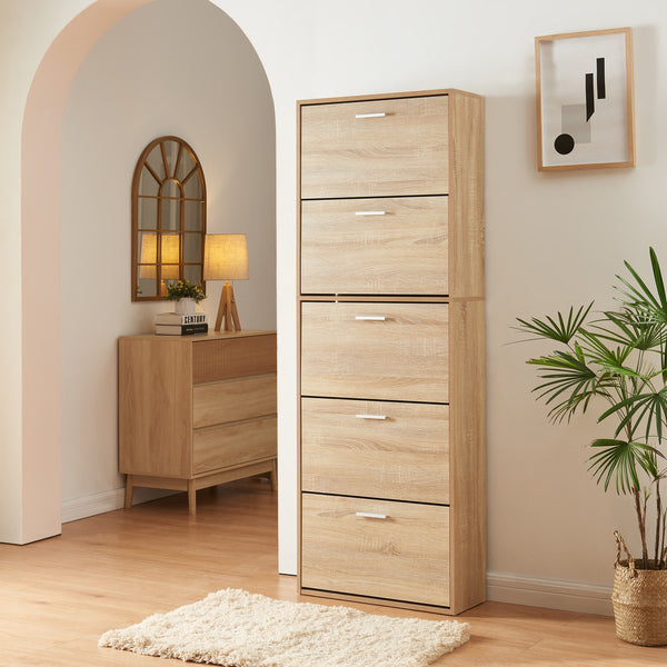 Schuhschrank Sykkylven [en.casa]