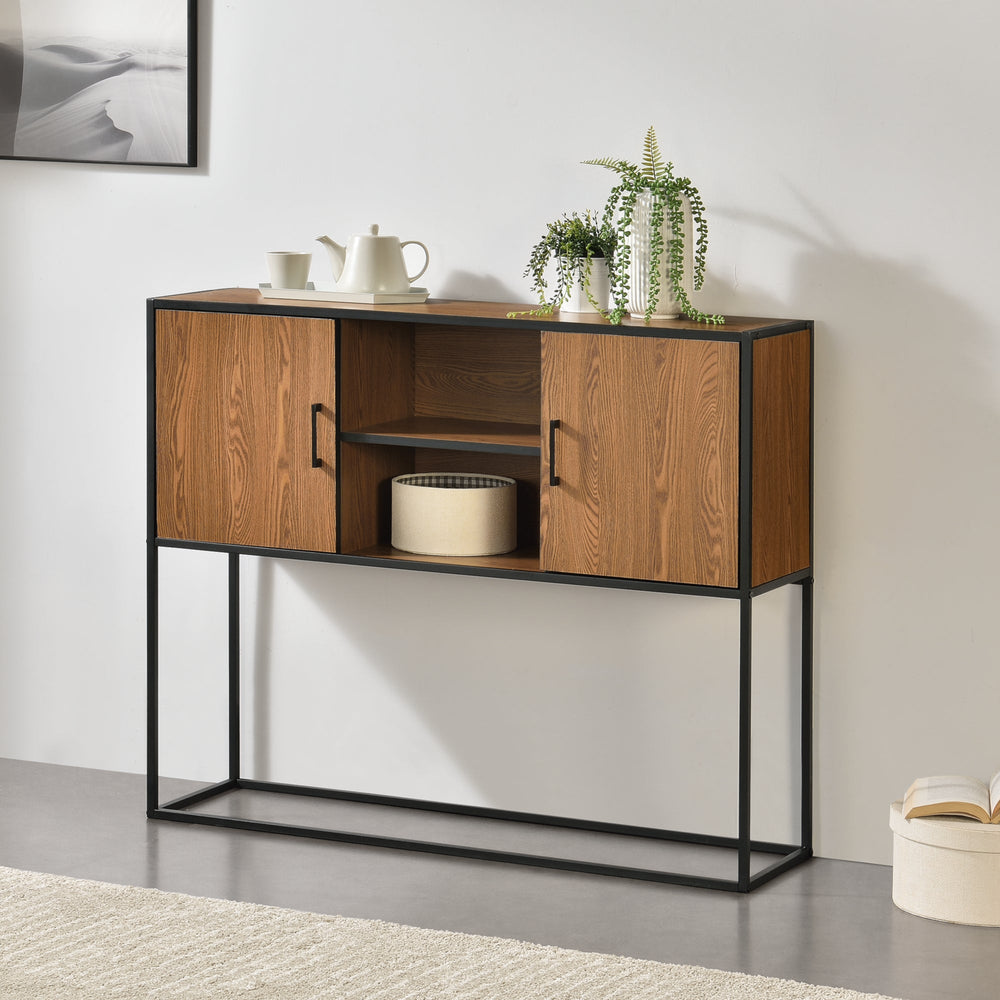 Sideboard Motala mit Ablage und Schranktüren versch.Farben [en.casa] - premiumXL