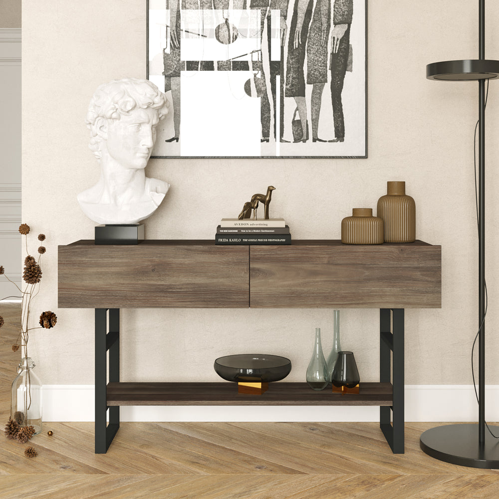 Konsolentisch Lappeenranta 139x43x76cm in versch. Farben [en.casa] - premiumXL
