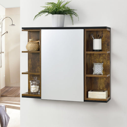 Badezimmerschrank Harstad 64x80x20 cm versch Farben en.casa