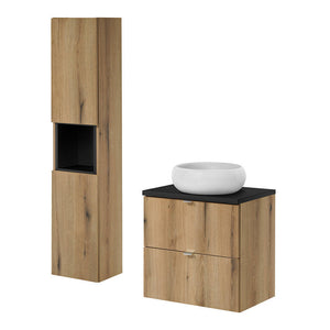 Waschbeckenunterschrank Skelbolu [en.casa]