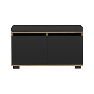 Schuhbank Brande mit 4 Ablagefächern 42x80x35cm in versch. Farben [en.casa]