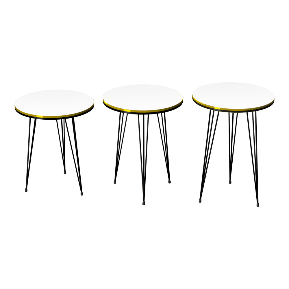 Satztisch Ry 3er Set in versch. Farben [en.casa] - premiumXL