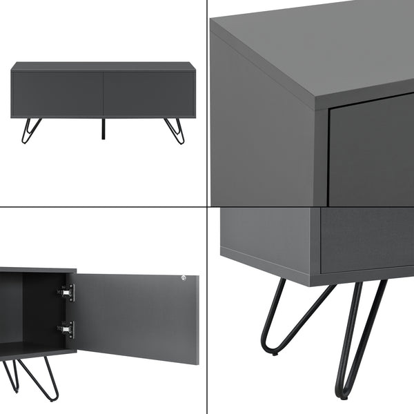 Sideboard Bollebygd 46,5x110x30cm in verschiedenen Farben en.casa