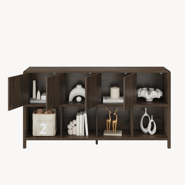 Sideboard Lukkodso mit Türen und Fächern [en.casa]