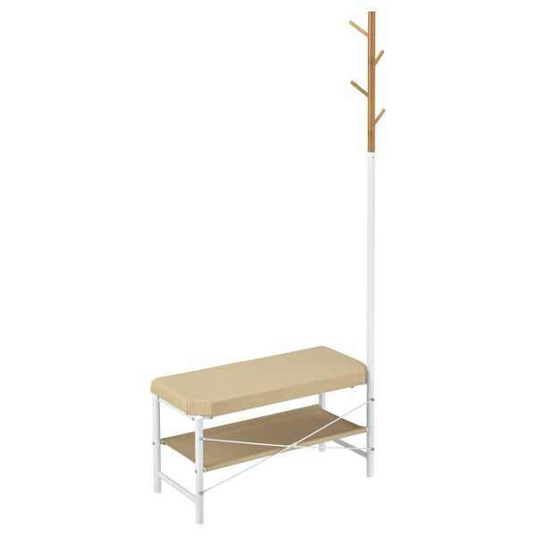 Sitzbank mit Schuhablage Rjukan Beige pro.tec