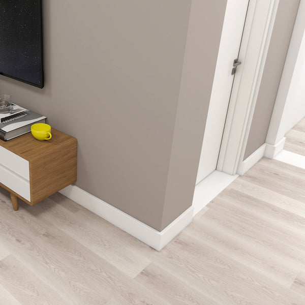 Sockelleisten Coevorden Set Weiß [neu.haus]