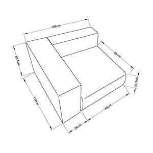 Sofa-Modul Suldal [en.casa]
