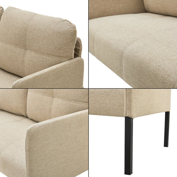 Sofa Reichling 2-Sitzer in verschiedenen Farben [en.casa]