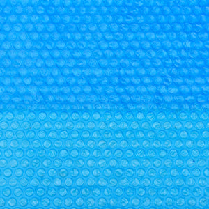 Solar Poolabdeckung Ferrarno Blau eckig [en.casa]
